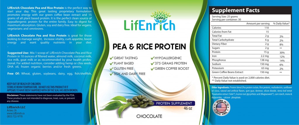 Pea & Rice Protein - Chocolate