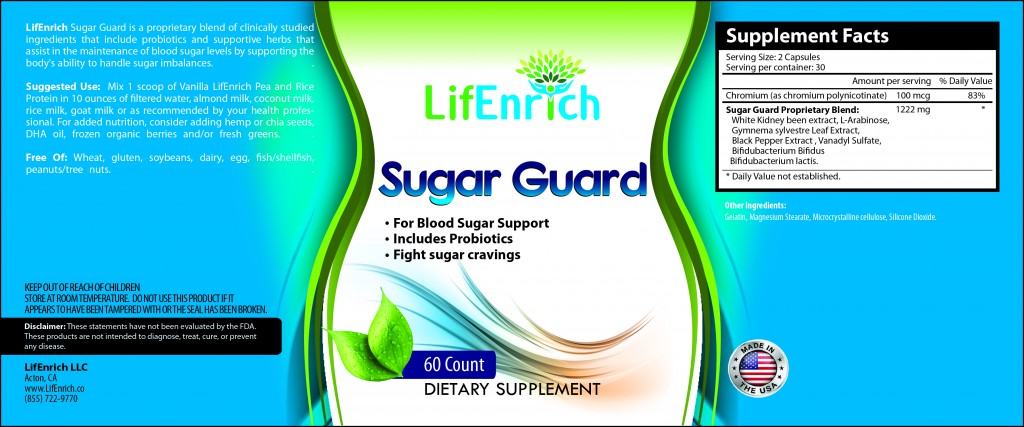 Sugar Guard Label